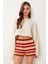Yarasa Kollu Crop Müslin Bluz Krem HRG0001 4