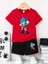 Sonıcs Baskılı Şort/t-Shirt Alt-Üst Yazlık Çocuk Takım 1