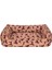 Uniform Bej-Bordo Köpek Yatağı M 60X70CM Sptgl 1