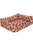 Uniform Bej-Bordo Köpek Yatağı M 60X70CM Sptgl 2