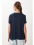 2’li Paket Basic Modal Örme T-Shirt Lacivert Taş HFN0002 5