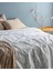 Rotule King Size %100 Pamuk Karde Baskılı Pike - Mavi 2