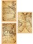 Premium Ahşap Çerçeveli 3lü Modern Iskandinav Bohem Tarz Dekoratif Ev Dekorasyonu Tablo SETI-SET10 50X35 2