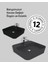 Loop Kare Masa Üstü Ince Çanak Lavabo 45 cm Nil Yeşili 4