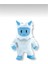 Stumble Guys Seri 1 - 3D Mini 3 Lü Figür Seti - 3 Adet Frost Yeti Gingerbread Hatchling - 5 cm 3