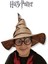 Harry Potter Figür Kostüm Aksesuarı Çocuk Boy Şapka Keçe Kumaş Kıvrımlı Kahverengi 6 Yaş + 1