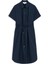 Poplin Midi Gömlek Elbise IS1250002398015 5
