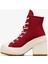 Chuck 70 De Luxe Heel Unisex Kırmızı Platform SNEAKER.642 4