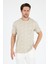 Erkek Bisiklet Yaka Desenli T-Shirt – %100 Pamuk – Rahat ve Şık Günlük Kısa Kollu Tişört 0115 1