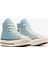 Chuck Taylor All Star Lift Kadın Mavi Süet Platform SNEAKER.423 2