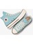 Chuck Taylor All Star Lift Kadın Mavi Süet Platform SNEAKER.423 5