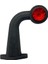 Frıstom 12V-30V Boynuz Takoz Lambası Uzun Eğri (Ledli) (180 Mm) E9 1
