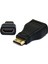 Mini HDMI To HDMI Dönüştürücü – Siyah, Mini HDMI Adaptör Aparat Kamera Uyumlu 3