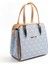Kadın Omuz Çantası 1136-46543 Sılver Polo Bayan Çantası M178 Mavi-Mat Ten 2