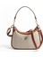 Kadın Omuz Çantası 1180-46424 Sılver Polo Bayan Çantası M132 Bej-Mat Taba 5