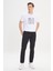Slim Fit Dar Kesim 5 Cep Armürlü Esnek Pantolon 2