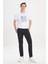 Slim Fit Dar Kesim 5 Cep Armürlü Esnek Pantolon 4