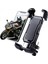 360° Derece Ayarlanabilen Gidon Bağlantılı Bisiklet Motosiklet Için Abs 4-7.8″ Inç Telefon Tutucu 1