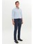 Slim Fit Dar Kesim Gofre Desenli Esnek Beli Bağlamalı Pantolon 3
