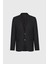 Slim Fit Dar Kesim Kırlangıç Yaka Desenli Çift Pantolonlu Takım Elbise 1