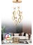 Istanbul Avize Zeus 6'lı Gold Kumandalı 3 Renk Ledli Modern LED Avize 3