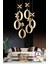 Istanbul Avize Zeus 6'lı Gold Kumandalı 3 Renk Ledli Modern LED Avize 8