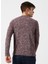 12160904 Fresh Knit O Yaka Erkek Mürdüm Kazak 4