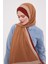 Kiremit Labirent Desen Medine Ipeği Şal 3