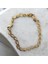 Altın Gold Renkli Modern Şık Altın Kaplı Zincir Bileklik 1