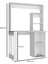 %100 Mdf Çalışma Masası, Bilgisayar Masası, Kitaplıklı Çalışma Masası, Beyaz Ders Çalışma Masası 6