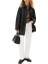 Padded Nylon Reg Quılted Coat Kadın Siyah Mont WW0WW46448BDS 1
