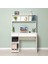 %100 Mdf Çalışma Masası, Bilgisayar Masası, Kitaplıklı Çalışma Masası, Beyaz Ders Çalışma Masası 2