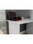 Beyaz Çalışma Masası, Kitaplıklı Çalışma Masası, Ofis Çalışma Masası, Ders Çalışma Masası - CM67 5