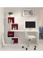 Kitaplıklı Çalışma Masası, %100 Mdf Beyaz Çalışma Masası, Ofis Çalışma Masası, Genç Odası, CM92 1