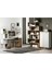 Kitaplıklı Çalışma Masası, %100 Mdf Beyaz Çalışma Masası, Ofis Çalışma Masası, Genç Odası, CM92 4