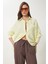 Oversize Basic Müslin Gömlek Açık Sarı LMX0002 2