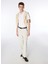Beyaz Erkek Cepsiz Polot-Shirt 3