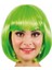 Yeşil Parti Peruğu Kısa Küt Saç 1