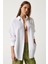 Oversize Basic Müslin Gömlek Beyaz LMX0002 2