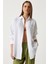 Oversize Basic Müslin Gömlek Beyaz LMX0002 3