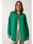 Oversize Basic Müslin Gömlek Yeşil LMX0002 3