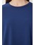 Basic Oversize 2'li Takım Örme T-Shirt Lacivert Taş LHW0007 4