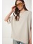 Basic Oversize 2'li Takım Örme T-Shirt Lacivert Taş LHW0007 5