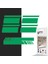 18-21 Inch Için Jant ve Dikiz Aynası Sticker Seti (6 Parça) – Jantlar Dekoratif Etiket Sticker - Reflektif Yeşil 2