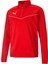 Teamrise 1/4 Zip Top Erkek Futbol Antrenman Uzun Kollu Tişört 65739401 Kırmızı 1