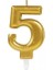 5 Rakam Mum Gold Renk 1
