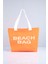 Beach Bag Yazılı Triko Plaj Çantası 2