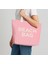 Beach Bag Yazılı Triko Plaj Çantası 1