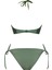 Sailor Kadın Bikini Takımı Aksesuarlı Tasarım Yeşil Renk Ayarlanabilir Askılarla 2