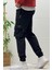 Erkek Kargo Cepli Fermuarlı Paraşüt Mevsimlik Jogger Pantolon 3